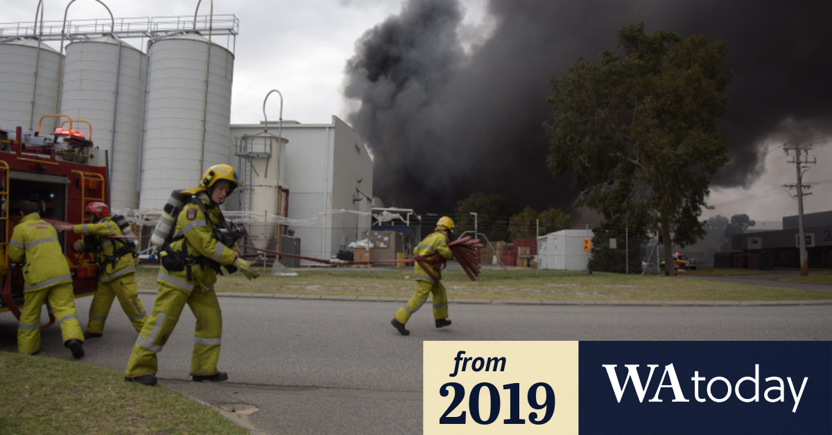 Perth factory fire contained after burning for more than 24 hours